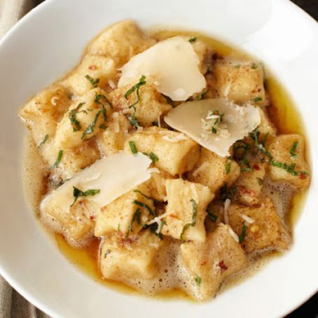 Potato Gnocchi with Brown Butter and Sage