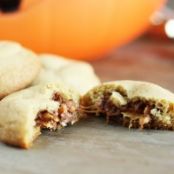Candy Bar Surprise Cookies