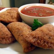 Vegan Puttanesca Panzarottis