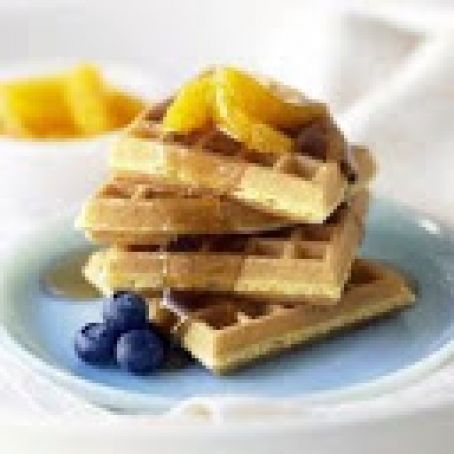 Crispy Cornmeal Waffles