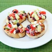 Greek Salad Bruschetta