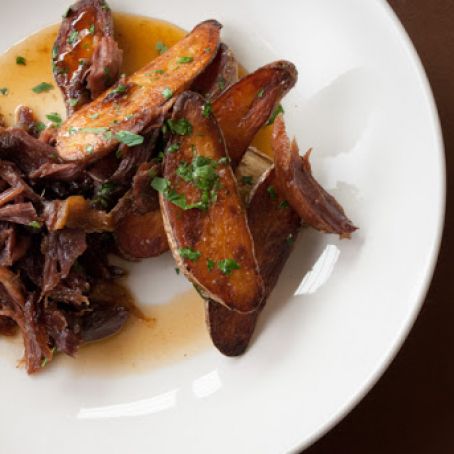 DUCK*****Duck Confit with Rosemary Honey Sauce