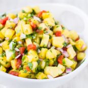 Sweet and Spicy Pineapple Salsa