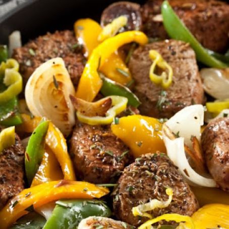 Skillet Pork and Peppers