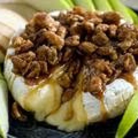 Sugar and Nut Glazed Brie