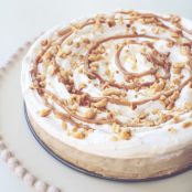 Frozen Yogurt Peanut Butter Banana Cream Pie
