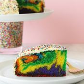 RAINBOW SWIRL CAKE