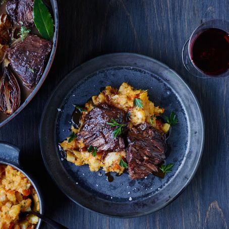 Braised Short Ribs with Root Vegetable Mash
