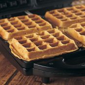 Sesame-Ginger Spelt Waffles