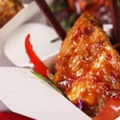 Fishy Ribs with Asian Slaw