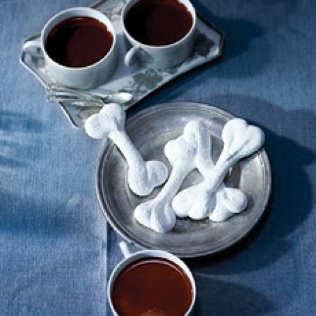 Blood-Red Hot Chocolate & Marshmallow Bones