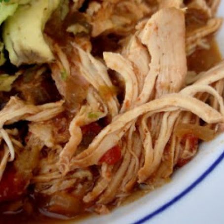 Slow Cooker Mild Shredded Chicken