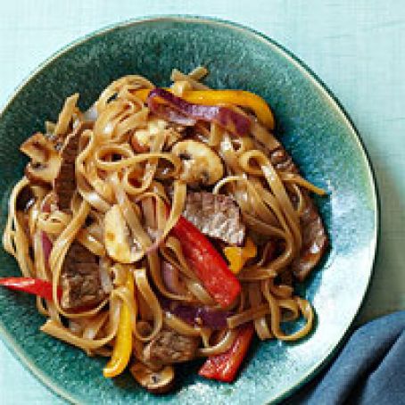 Sirloin and Cremini Teriyaki