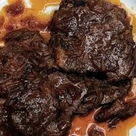 Beer Braised Beef with Onions