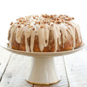 Banana Bundt Cake with Cinnamon Cream Cheese Icing