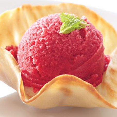 Raspberry-Pomegranate Sorbet