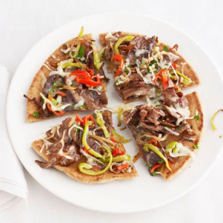 Philly Cheesesteak Pizzas