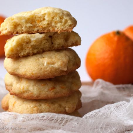 White Chocolate Clementine Cookies