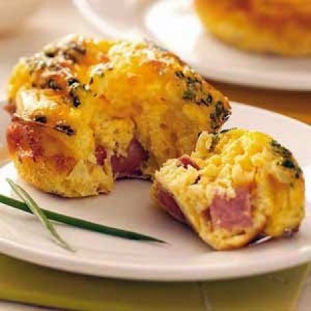 Mini Ham 'n' Cheese Frittatas Recipe