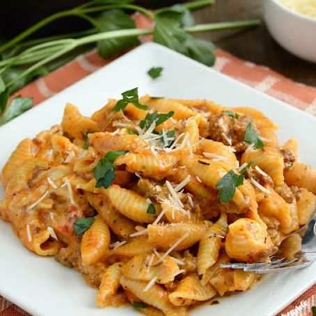 Instant Pot Italian Shells and Beef