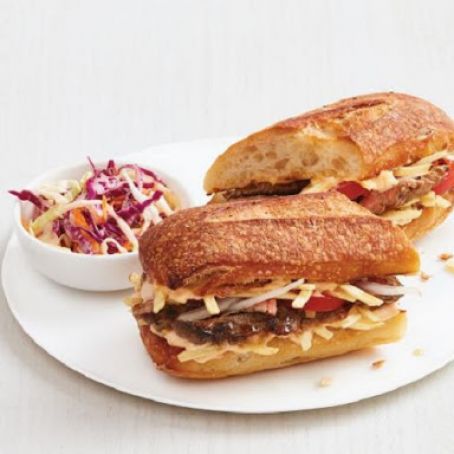 Cuban Beef and Potato Sandwiches