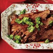 Beer Braised Brisket with Honey Lime Glaze