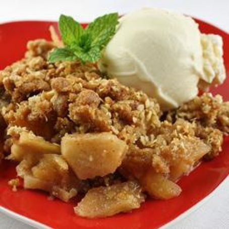 Apple Crisp with Oat Topping