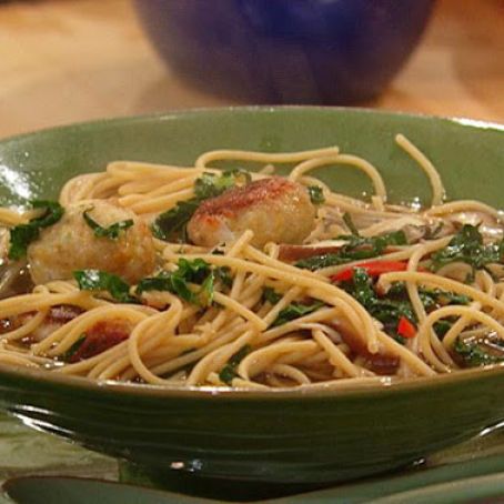 Chinese Spaghetti and Meatballs