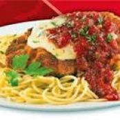 CHICKEN PROVOLONE WITH MARINARA SAUCE