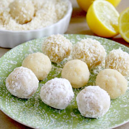 cookie - Raw Vegan Lemon Meltaway Balls [GF]