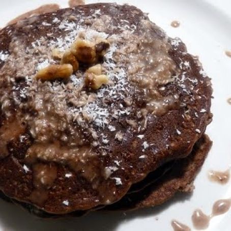 Flourless Chocolate Pancakes