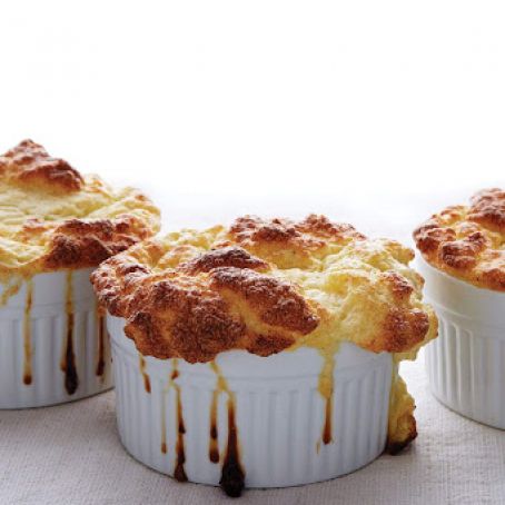 Cauliflower and Goat Cheese Soufflés