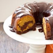 Pumpkin Chocolate Pound Cake