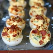 Bacon, Jalapeno deviled eggs