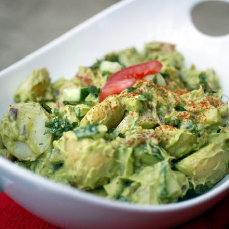 Creamy Avocado Potato Salad