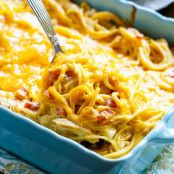 Spicy Southern Chicken Spaghetti