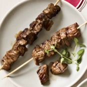 Lamb Skewers with Salsa Verde