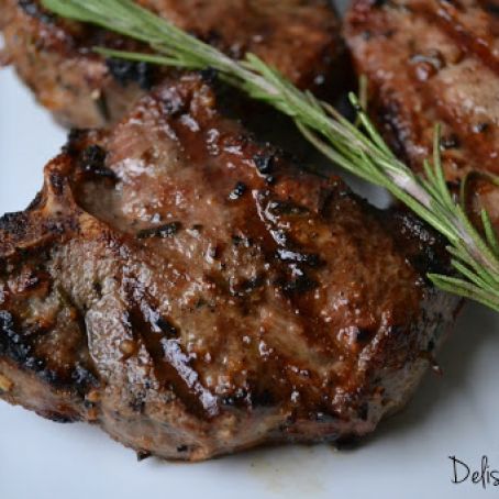 Grilled Loin Lamb Chops