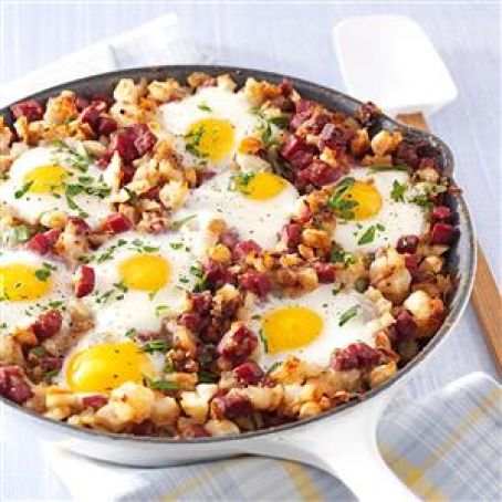 Corned Beef Hash and Eggs