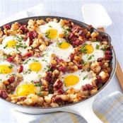 Corned Beef Hash and Eggs