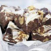 Chocolate Snowswirl Fudge