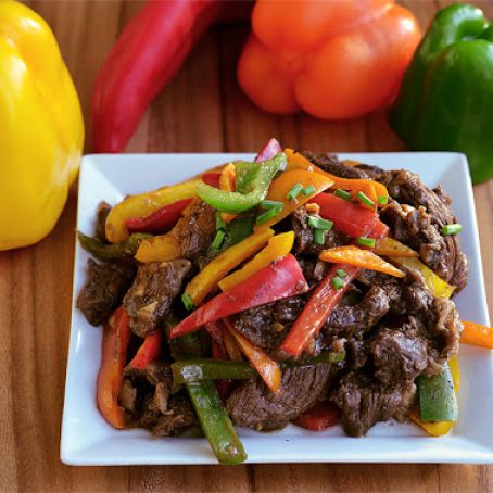 Adobo Peppered Steak