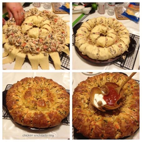 Chicken Enchilada Ring