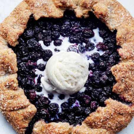 Blueberry-Pecan Galette