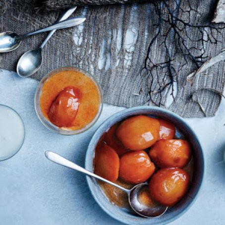 Chamomile Panna Cotta with Quince