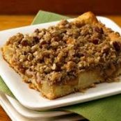 Caramel Apple Streusel Bars