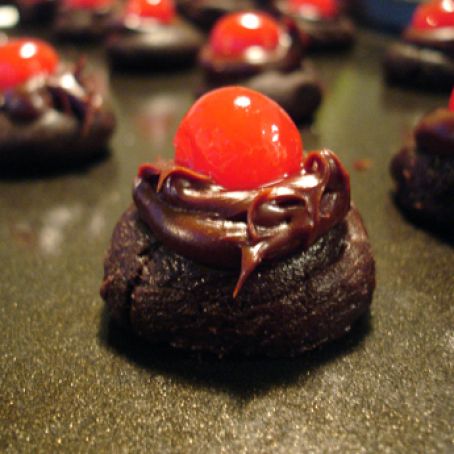 Fudgey Chocolate-Cherry Cookies