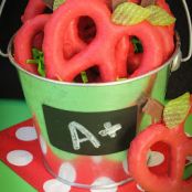 Chocolate Covered Apple Pretzels