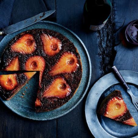 Spiced Pear Upside-Down Cake