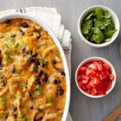 Green Chile Chicken Tortilla Casserole
